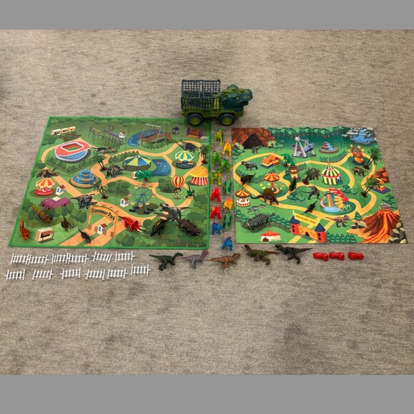 Dinosaur Toys - Dinosaur Truck - Play Mats - Over 24 Dinos! - Toddler Toy - Picture 1 of 7